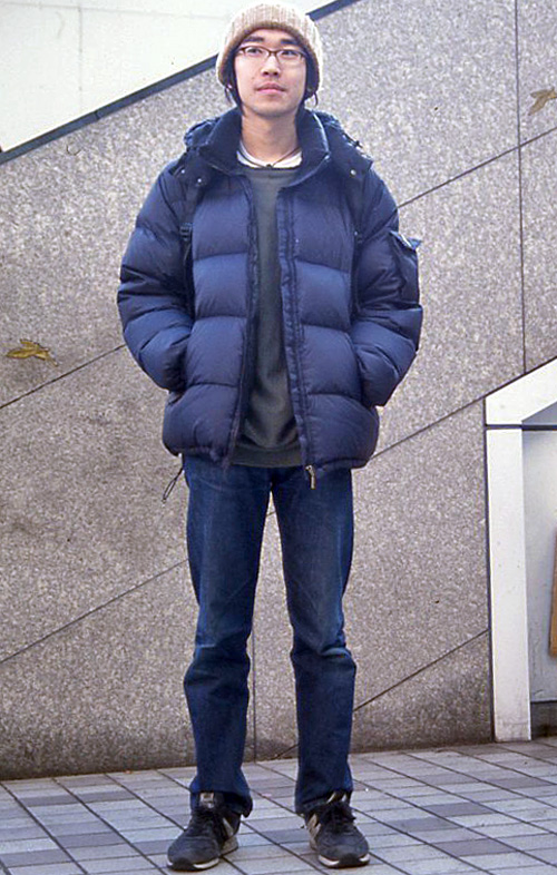 00501 20歳 男性 専門学校3年生(夜間服飾)