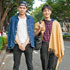 定点観測,ストリートファッション,ストリートスナップ,ファッションスナップ,across,アクロス,streetsnap,fashion,snap,street,コーディネート,着こなし,スタイル,ジャケット,コート,アウター,カーディガン,マント,肩掛け,寅さんルック,寅さん掛け,寅さんスタイル,Gジャン,スニーカー,キャップ,ジーユー,ナイキ,キャメル,カーディガン,チェックシャツ,パンツ,トートバッグ,スニーカー,青,スリッポン,ハレ,ウィゴー,womb,