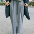 定点観測,ストリートファッション,ストリートスナップ,ファッションスナップ,across,アクロス,streetsnap,fashion,snap,street,street,style,street style,マニッシュ,チェック,チェックパンツ,pants,pants style,メガネ,ダテメガネ,glasses,bag,tote bag,coat,バッグ,トートバッグ,コート,ロングコート,チェスターコート,タートルネック,knit,ニット,スニーカー,adidas,アディダス,ホワイトスニーカー,white,グレー,シンプル