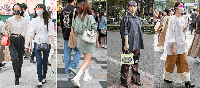 定点観測,ストリートファッション,ストリートスナップ,ファッションスナップ,across,アクロス,streetsnap,東京,tokyo,渋谷,shibuya,新宿,shinjuku,原宿,harajuku,fashion,snap,street,street,style,street style,マキシ丈スカート,ジーンズ,70年代,ストリート,定番,ノームコア,インタビュー,スタンダード,ベーシック,シンプル,白トップス,デザイントップス,白,ベーシック,ノームコア,ウエアラブル,未来,予兆,トレンド,アクセサリー感覚,靴,インタビュー,ウエストポーチ,ロングスカート,フォトプリント,Tシャツ,フォトT,肌見せ,ヘソ出し,背中出し,,母娘,ミニスカート,色落ちデニム,ブルーデニム,ジーンズ,チェック柄,ヴィンテージ,白Ｔシャツ,ニューノーマル,カラーパンツ,ニュースタンダード,コロナ,COVID19,カラーパンツ,モノトーン,シャツ男子,超定番,トップスイン,サマードレス,ハイウエスト,きちんと感,プリントTシャツ,エコバッグ,ノースリーブ,カルチャー消費,90s,ストリートカルチャー