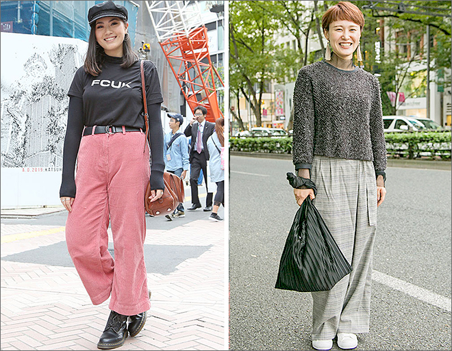 定点観測,ストリートファッション,ストリートスナップ,ファッションスナップ,across,アクロス,streetsnap,東京,tokyo,渋谷,shibuya,新宿,shinjuku,原宿,harajuku,fashion,snap,street,street,style,street style,ゆるパンツ,ワイドパンツ,ゆったり,スカンツ,マキシスカート,ロングスカート,スニーカー,ゴム底,運動靴,Ｇジャン,デニム,ジャケット,ブルゾン,ライダース,レザー,フェイクレザー,お揃い,ペアルック,コンサバ,ギャル,ストーンウォッシュ,ガウチョパンツ,太パンツ,バギー,ボリューム,ボトムス,ガウン,ローブ,チェスターコート,ショップコート,軽快,アクティブ,マキシ丈スカート,ジーンズ,70年代,ストリート,定番,ノームコア,インタビュー,ドロップショルダー,スタンダード,ベーシック,シンプル,白トップス,デザイントップス,白,ベーシック,ノームコア,ほんとうの若者,太パンツ,バギー,ワイドパンツ